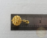 24k Gold Plated Traditional Croatian Jewelry, Dubrovnik Filigree Ball Pendant, Sterling Silver Ball Pendant, Ethno Wedding Jewelry