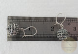 Traditional Croatian Hook Earrings, Oxidized Silver Earrings, Filigree Ball Earrings, Dubrovnik Earrings, Handmade Vintage Earrings - CroatianJewelryCraft