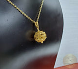 24k Gold Plated Traditional Croatian Jewelry, Dubrovnik Filigree Ball Pendant, Sterling Silver Ball Pendant, Ethno Wedding Jewelry