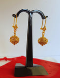 Solid 14k Gold Earrings, Traditional Croatian Gold Filigree Earrings, Dubrovnik 14 k Gold Ball Earrings, Gold Vintage Wedding Jewelry - CroatianJewelryCraft