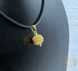 Croatian Filigree 14k Gold Pendant, Minimalist Gold  Filigree Ball Pendant, Dubrovnik Jewelry, Solid Gold Pendant, 14k Filigree Pendant - CroatianJewelryCraft