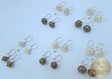 Traditional Croatian Hook Earrings, Silver Earrings, Filigree Ball Earrings, Dubrovnik Earrings, Handmade Vintage Earrings - CroatianJewelryCraft