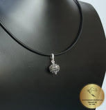 Traditional Croatian Dainty Filigree Ball Pendant, Dubrovnik Jewelry, Sterling Silver Ball Pendant, Mediterranean Vintage Ethnic Jewelry