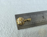Traditional Croatian White Pearl Pendant, 24k Gold Plated Sterling Silver Filigree Metalwork Half Ball Dome Pendant