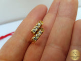 Gold Plated Zircon Ring, Wedding Ring, White Stone Ring, White Stone Engagement Ring, Promise Ring - CroatianJewelryCraft