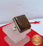 Beautiful Handmade Ring, Tiger Eye Ring, Sterling Silver Ring, Tigers Eye Ring, Natural Gemstone Ring, Birthstone Ring, Women's Jewelry - CroatianJewelryCraft