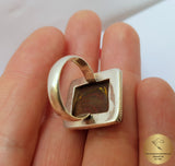 Beautiful Handmade Ring, Tiger Eye Ring, Sterling Silver Ring, Tigers Eye Ring, Natural Gemstone Ring, Birthstone Ring, Women's Jewelry - CroatianJewelryCraft