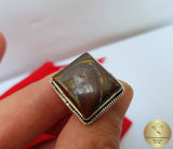 Beautiful Handmade Ring, Tiger Eye Ring, Sterling Silver Ring, Tigers Eye Ring, Natural Gemstone Ring, Birthstone Ring, Women's Jewelry - CroatianJewelryCraft