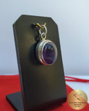 Amethyst  Pendant,  Violet Stone Pendant, Purple Pendant, February Birthstone, Sterling Silver Gemstone Pendant - CroatianJewelryCraft