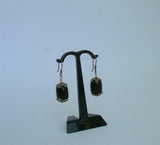 Black Stone Earrings, Faceted Onyx Earrings, Sterling Silver Earrings, Filigree Earrings, Black Earrings, Black Jewelry - CroatianJewelryCraft