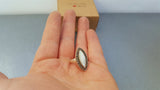 Oval Mother of Pearl Ring, Sterling Silver Ring, White Pearl Nacre Ring, Handmade Ring, Bezel Ring, Womens Ring, Marcasite Ring, Fine Rings - Traditional Croatian Jewelry