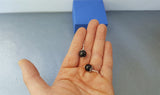 Round Ball Drop Earrings, Black Onyx Earrings, Black Bead Drop Dangle Earrings, Filigree Earrings For Women, Black Earrings - Traditional Croatian Jewelry