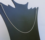 Women / Men Round Snake Style Sterling Silver Chain, Silver Chain Necklace - Traditional Croatian Jewelry