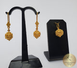 14k Gold Earrings, Traditional Croatian Gold Filigree Earrings, Dubrovnik Gold Ball Earrings, 14 k Gold Earrings, Wedding Gold Earrings