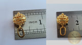 Traditional Croatian 14k Gold Pendant, Dubrovnik Filigree Pendant, Solid 14k Filigree Ball Pendant, Ethnic Minimalist Gold Wedding Jewelry