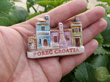 Authentic Croatian Souvenir Gift, Made In Croatia Gift, Handmade Ceramic Magnets, Hand Crafted Ornament, Hand Sculpted Unique Ceramics