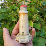 Authentic Croatian Souvenir Gift, Made In Croatia Gift, Handmade Ceramic Lighthouse, Unique Hand Crafted Ornament, Hand Sculpted Ceramics