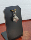 Traditional Croatian Gold Pendant, Dainty 14k White Gold Pendant, Dubrovnik Wedding Jewelry, Solid 14k Filigree Ball Pendant
