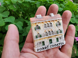 Porec, Authentic Croatian Souvenir Gift, Made In Croatia Gift, Handmade Ceramic Magnets, Hand Crafted Ornament Hand Sculpted Unique Ceramics