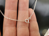Women / Men Dainty Chain, Minimalist Chain, Fine Trace Chain, Sterling Silver Chain, Silver Chain Necklace