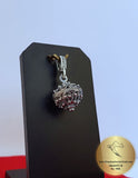 Traditional Croatian Dainty Filigree Ball Pendant, Dubrovnik Jewelry, Sterling Silver Ball Pendant, Mediterranean Vintage Ethnic Jewelry