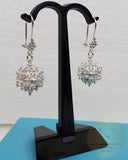 Traditional Croatian Hook Earrings, Sterling Silver Earrings, Filigree Ball Earrings, Dubrovnik Earrings, Handmade Metalwork Earrings - CroatianJewelryCraft