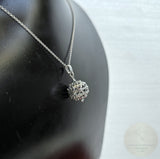 Traditional Croatian Pendant, Dubrovnik Filigree Ball Pendant, Sterling Silver Ball Pendant, Mediterranean Ethnic Wedding Jewelry, Vintage - CroatianJewelryCraft