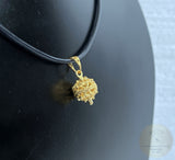 Croatian Filigree 14k Gold Pendant, Minimalist Gold  Filigree Ball Pendant, Dubrovnik Jewelry, Solid Gold Pendant, 14k Filigree Pendant