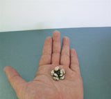 Flower Pendant, Sterling Silver Flower Pendant, Metalwork Pendant, Unique Handmade Pendant, Gift For Her, Present For Her