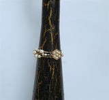 Multi Strand Unique White Pearl Bracelet, Bridal Bracelet, Sterling Silver Freshwater Pearl Statement bracelet Decorative Pearl Inlaid Claps