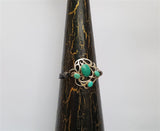 Mens Turquoise Bracelet, Men's Bracelet, Sterling Silver & Natural Leather Bracelet, Genuine Gemstone Bracelet, Jewelry For Men