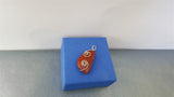 Sterling Silver Red Jasper Pendant, Spiral, Swirl Decorations, Jasper Chain Necklace