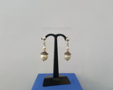 White Freshwater Pearl Earrings, Simple Pearl Dangle Earrings, Sterling Silver Pearl Earrings, Bridesmaids Jewelry, Natural Pearl Jewelry