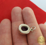 Amethyst Pendant, Violet Stone Pendant, Purple Pendant, February Birthstone, Sterling Silver Gemstone Pendant