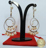 Long Pearl Earrings, Large Pearl Earrings, Wedding White Pearl Earrings, Unique Handmade Dangle Pearl Earrings, Silver Pearl Earrings