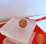 Dainty Sliding 14k Rose Gold Pendant, Traditional Croatian Jewelry, Minimalist Pink Gold Pendant, Gold Filigree Slide Ball Pendant