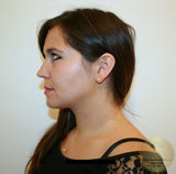 Dainty Sliding 14k Gold Pendant, Traditional Croatian Jewelry, Small Gold Pendant, Gold Filigree Slide Ball Pendant, Dainty Chain Necklace