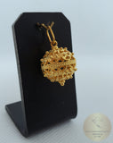 Dubrovnik Filigree Ball Pendant, Solid 14k Gold Pendant, Statement Pendant, Croatian Filigree Pendant Necklace, Vintage Pendant