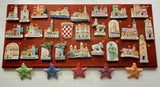 Trogir, Authentic Croatian Souvenir Gift, Made In Croatia Gift, Handmade Ceramic Magnets, Hand Crafted Ornament, Hand Sculpted Ceramics