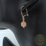 14k Rose Gold Earrings, Traditional Croatian Filigree Ball Earrings, Pink Gold Earrings, Ethnic Dubrovnik Jewelry Solid Gold Wedding Jewelry