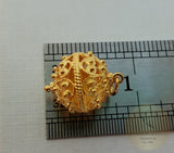 Dubrovnik Filigree Ball Pendant, Solid 14k Gold Pendant, Statement Pendant, Croatian Filigree Pendant Necklace, Vintage Pendant