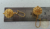 Traditional Croatian Solid 14k Gold Earrings, Dubrovnik Filigree Ball Earrings, LArge Gold Earrings, Statement Earrings, Bridal Earrings