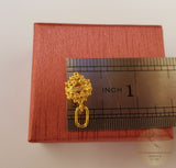 14k Gold Minimalist Pendant, Croatian Filigree Ball Pendant Necklace, Solid Gold Dainty Pendant, Dubrovnik Filigree Pendant