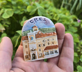 Authentic Croatian Souvenir Gift, Made In Croatia Gift, Handmade Ceramic Magnets, Hand Crafted Ornament, Hand Sculpted Unique Ceramics