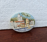 Trogir, Authentic Croatian Souvenir Gift, Made In Croatia Gift, Handmade Ceramic Magnets, Hand Crafted Ornament, Hand Sculpted Ceramics