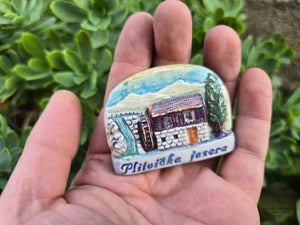 Plitvice Lakes, Authentic Croatian Souvenir Gift, Made In Croatia Gift, Handmade Ceramic Magnets, Hand Crafted Ceramics