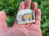 Plitvice Lakes, Authentic Croatian Souvenir Gift, Made In Croatia Gift, Handmade Ceramic Magnets, Hand Crafted Ceramics