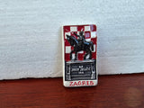 Ceramic Zagreb Magnet, Authentic Croatian Souvenir Gift, Made In Croatia Gift, Handmade Ceramic Magnets, Unique Hand Crafted Ornament