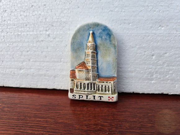 Split Ceramic Magnet, Authentic Croatian Souvenir Gift, Made In Croatia Gift, Uniquely Handmade Ceramic Magnets, Hand Crafted Ornament