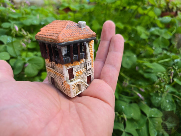 Istria, Ceramic Poreč Romanesque House, Authentic Croatian Souvenir Gift, Handcrafted In Croatia Gift, Unique Handmade Ceramic